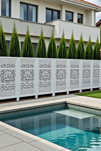 garduri din panouri traforate intimitate eleganta si design organic in mijlocul naturii anuntromania.ro